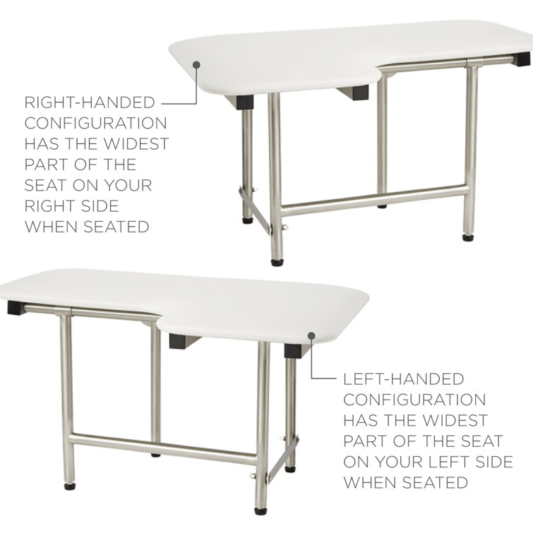 Seachrome Padded ADA Bariatric Transfer Bench Seat with Legs Wayfair Canada